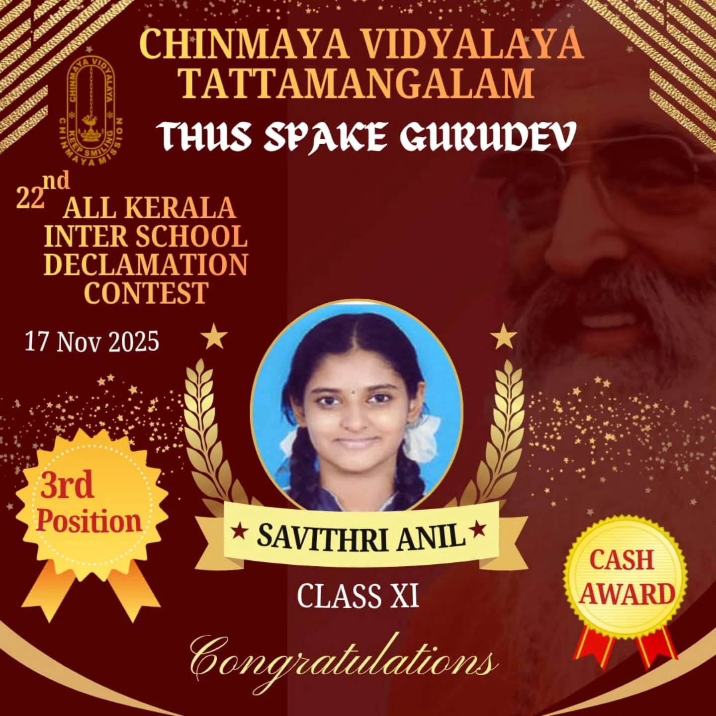 All Kerala Inter School Declamation contest